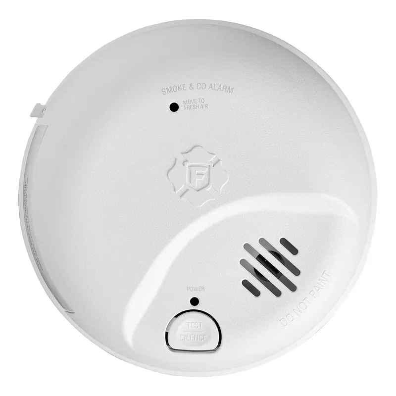 Hardwired Smoke & Carbon Monoxide Alarm, 10-Year Battery Backup