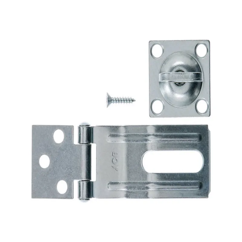 Zinc 3-1/4 In. L Swivel Staple Safety Hasp For Secure Applications