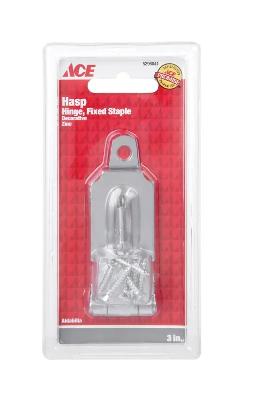 Zinc 3 Inch Fixed Staple Hinge Hasp For Enhanced Security