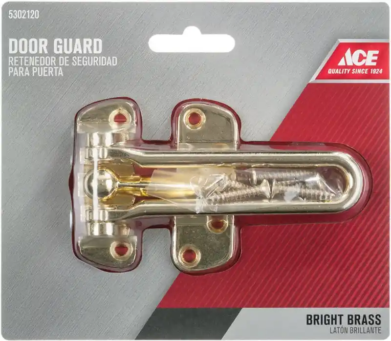 5 In. H X 4-1/8 In. L Steel Swingbar Door Guard For Enhanced Security