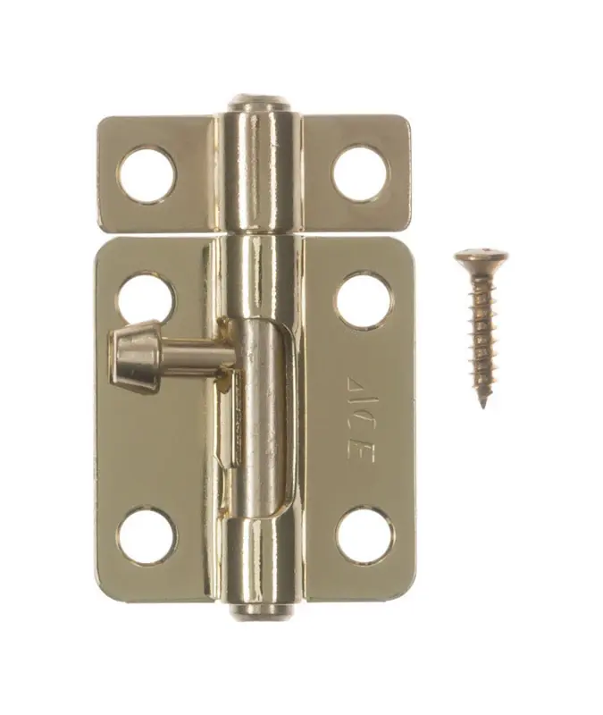 Ace 2.5 In. L Brass-Plated Steel Barrel Bolt