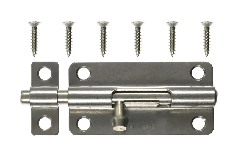 Ace 4 In. L Polished Stainless Steel Heavy Duty Barrel Bolt