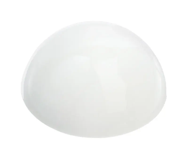 Ace 6.518 In. H X 2-3/8 In. W White Rubber Wall Door Stop Mounts To Wall