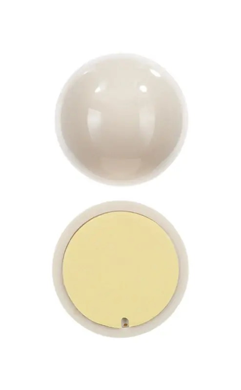 6.518 In. H X 2-3/8 In. W Plastic Almond Wall Door Stop - Easy Mount