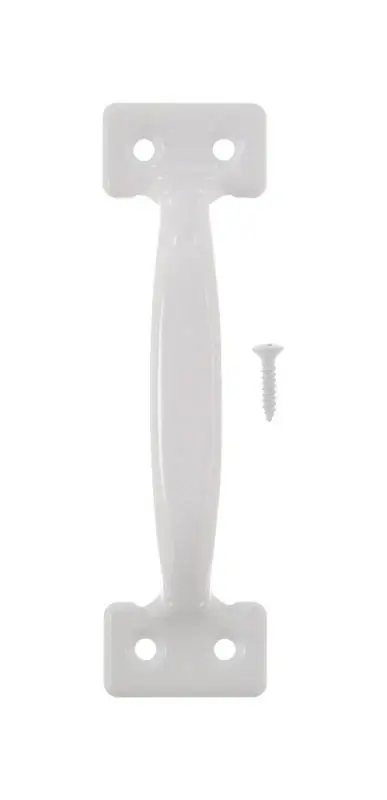5.5 Inch Gloss White Steel Utility Pull For Doors