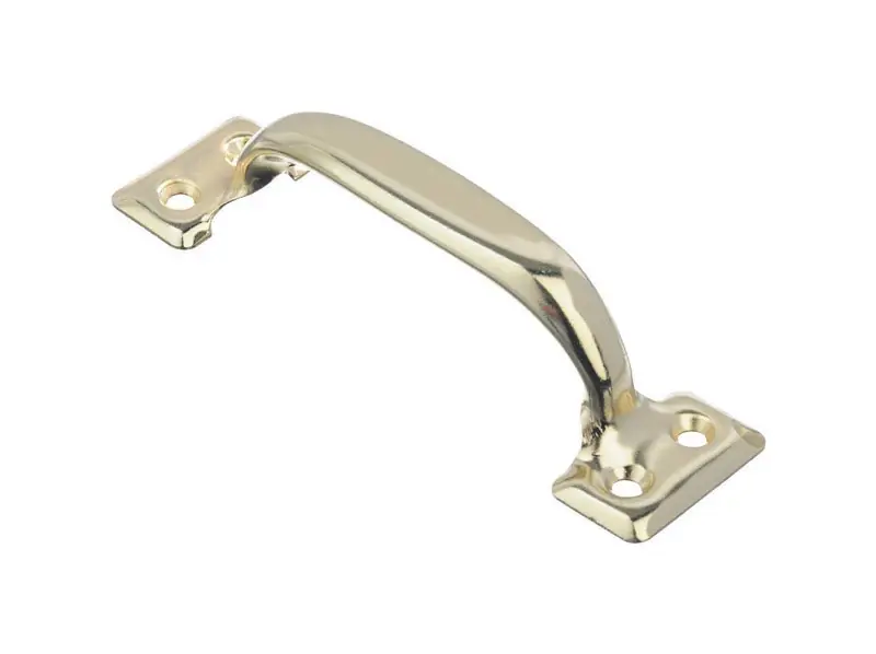 5.5 Inch Bright Brass Gold Steel Utility Pull For Doors