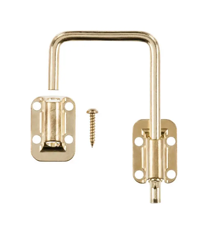 Bright Brass Indoor Sliding Door Latch 1.5in Model 01-3835-416