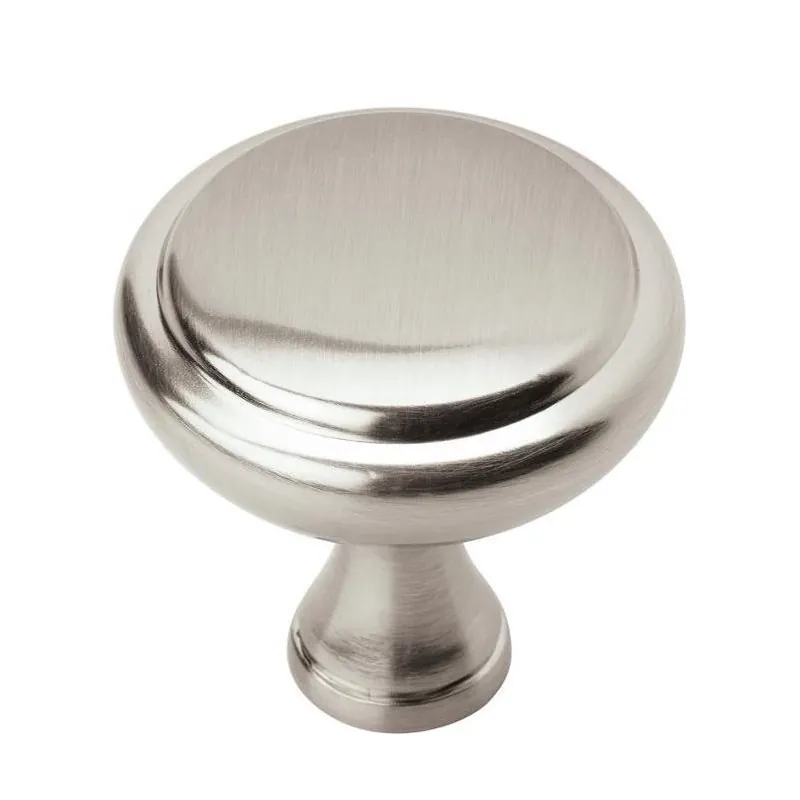 Satin Nickel Zinc Cabinet Knob – Amerock Arden Series BP37340-G10, 1-1/4 In Projection