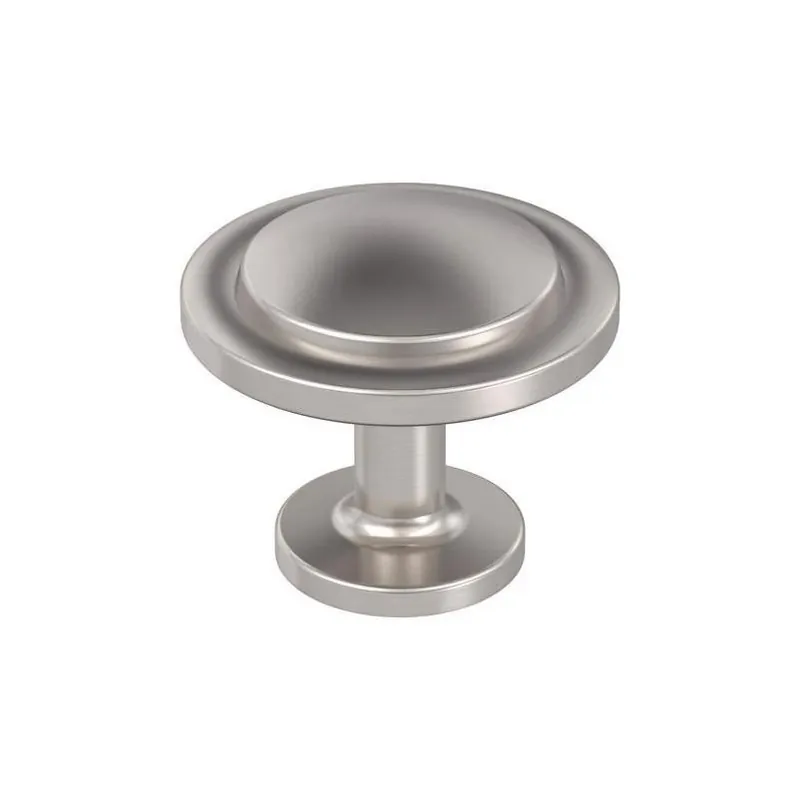 Amerock Loop 1.1875 In. Dia. Round Satin Nickel Cabinet Knob Bp37025g10