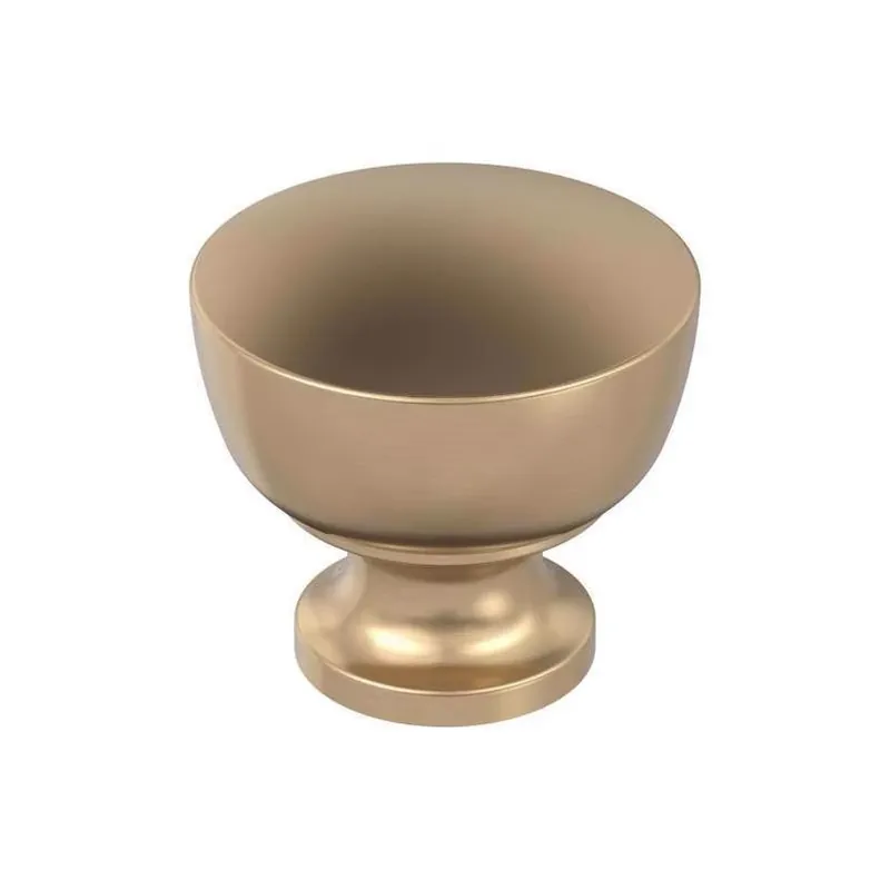 Amerock Chalice Transitional Round Cabinet Knob – 1.25" Champagne Bronze Finish
