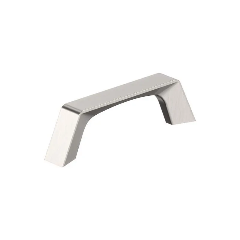 Amerock Everyday Arch‑Style Cabinet Handle – 3‑Inch Satin Nickel, 6‑Piece Set