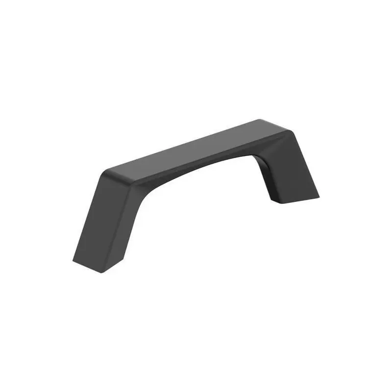 Amerock Evolve Matte Zinc Cabinet Pull – 3‑5/8" Length, 1" Projection, 6‑Pack