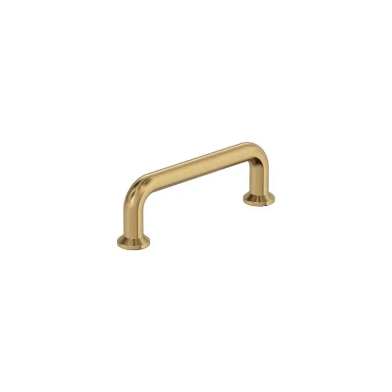 Amerock Factor Series Zinc Cabinet Pull – 3‑9/16‑in Handle, Champagne Bronze Finish