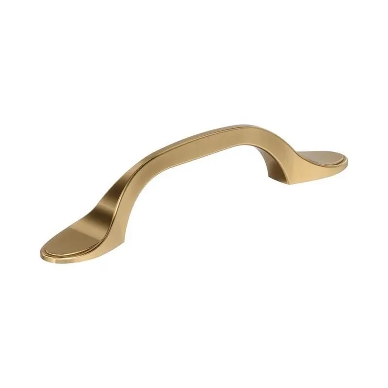 Champagne Bronze 3" Arch Cabinet Pull – Transitional Zinc Hardware