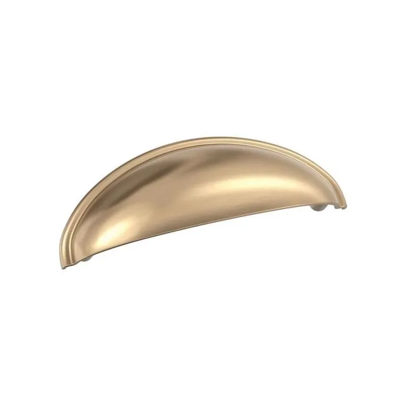Amerock Champagne Bronze Transitional Cup Pull – 3‑Inch Zinc Cabinet Hardware