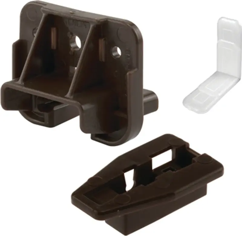 Prime-Line 1-3/16 In. L Plastic Center Guide Drawer Track Guide And Glide 1 Pk