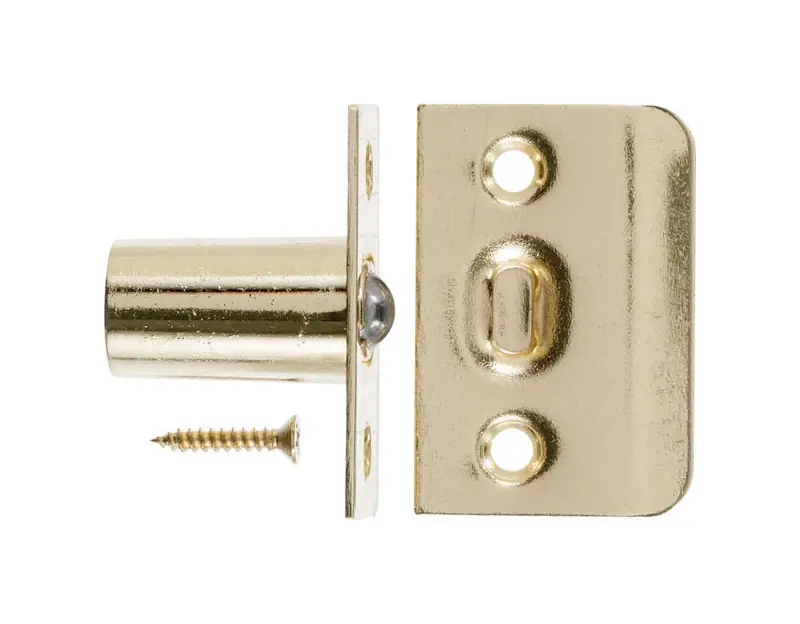 1 In. H X 1 In. W X 2 In. D Brass Metal Ball Catch For Doors