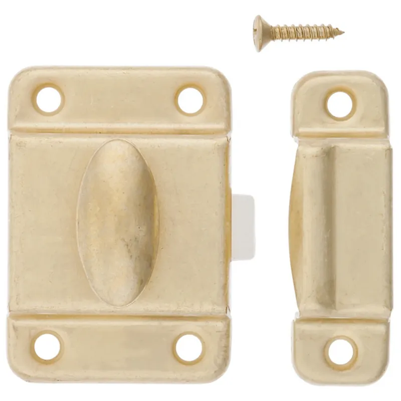Ace Satin Brass Steel Turn Buttons 1 Pk