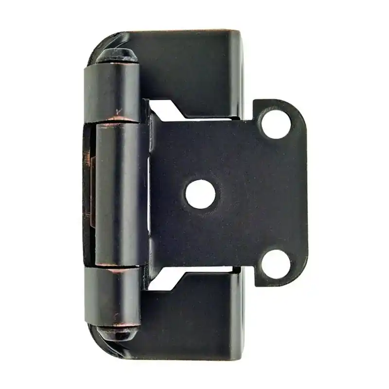 Amerock 2-1/4 In. L Oil Rubbed Bronze Cabinet Hinge 2 Pk