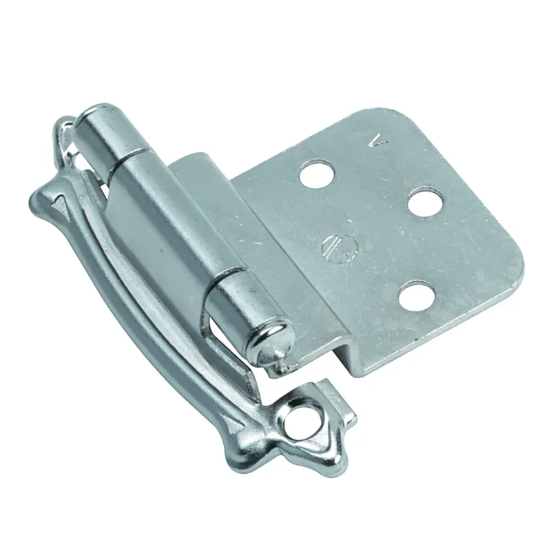 Amerock 2-15/79 In. W X 2-3/4 In. L Sterling Nickel Silver Steel Self-Closing Hinge 2 Pk