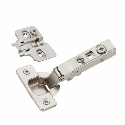 Amerock Functional Hardware 2-7/16 In. W X 4-7/16 In. L Nickel Silver Zinc Full Frameless Concealed