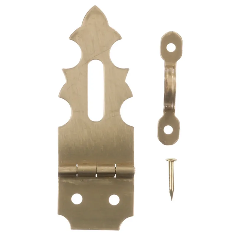 Ace Solid Brass Brass Decorative Hasp 1.9 In. 1 Pk