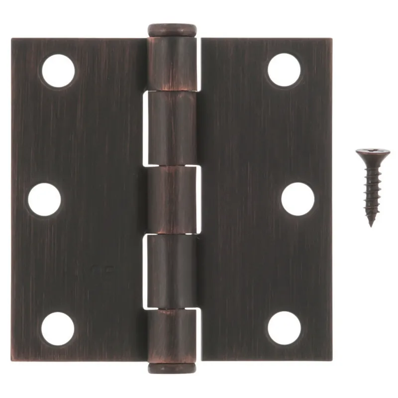 Ace 3 In. L Oil Rubbed Bronze Residential Door Hinge 3 Pk - Total Qty 1