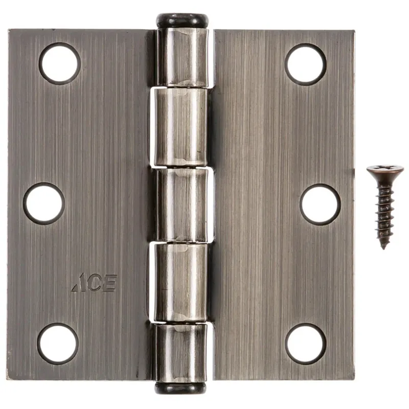 Ace 3 Inch Antique Brass Residential Door Hinge 1 Piece