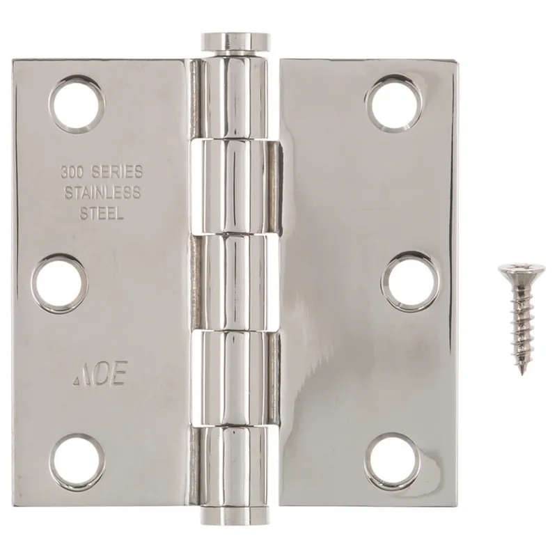 Ace 3 In. L Stainless Steel Residential Door Hinge 1 Pk - Total Qty 1