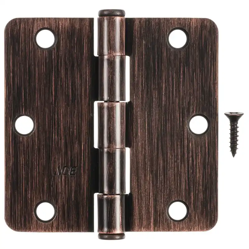 Ace 3-1/2 In. L Oil Rubbed Bronze Residential Door Hinge 3 Pk - Total Qty 1