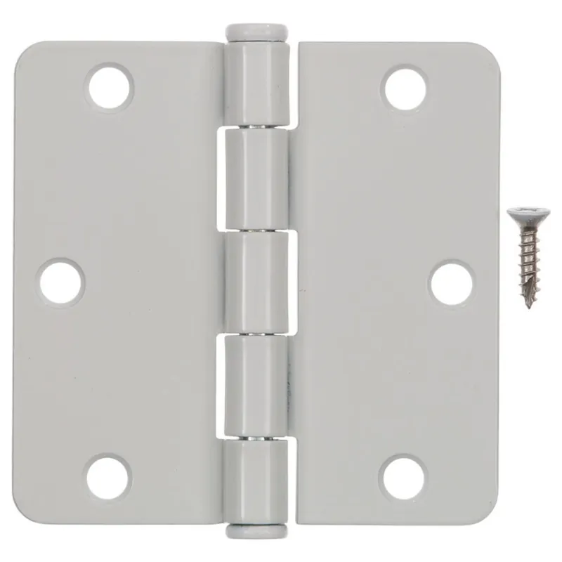 Ace 3-1/2 In. L White Residential Door Hinge 1 Piece