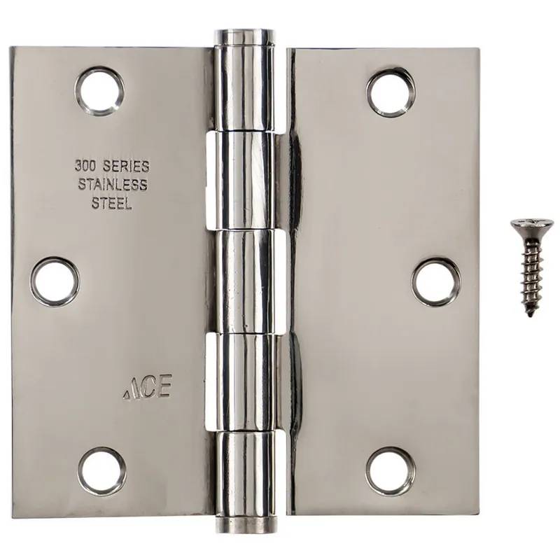 Ace 3-1/2 In. L Stainless Steel Residential Door Hinge 1 Pk - Total Qty 1