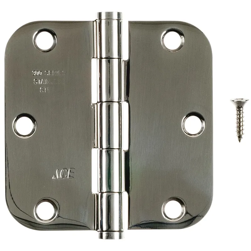 Ace 3-1/2 Inch Stainless Steel Residential Door Hinge