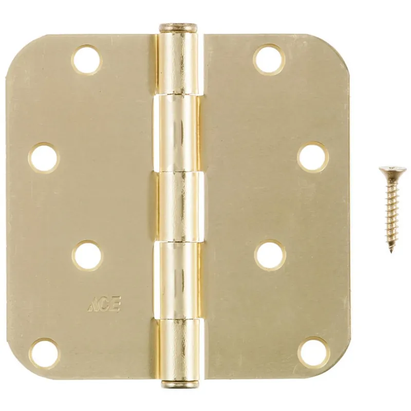Ace 4 Inch Satin Brass Residential Door Hinge 1 Piece