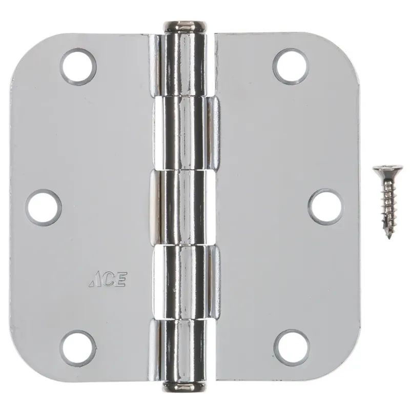 Ace 3-1/2 In. L Chrome Residential Door Hinge 3 Pk - Total Qty 1