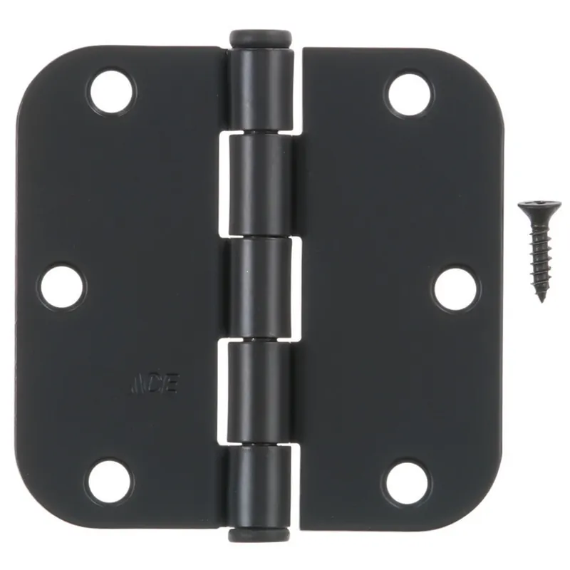 Ace 3-1/2 In. L Black Residential Door Hinge 3 Pk - Total Qty 1
