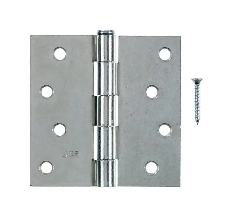 Ace 4 In. L Zinc-Plated Steel Door Hinge 1 Pk