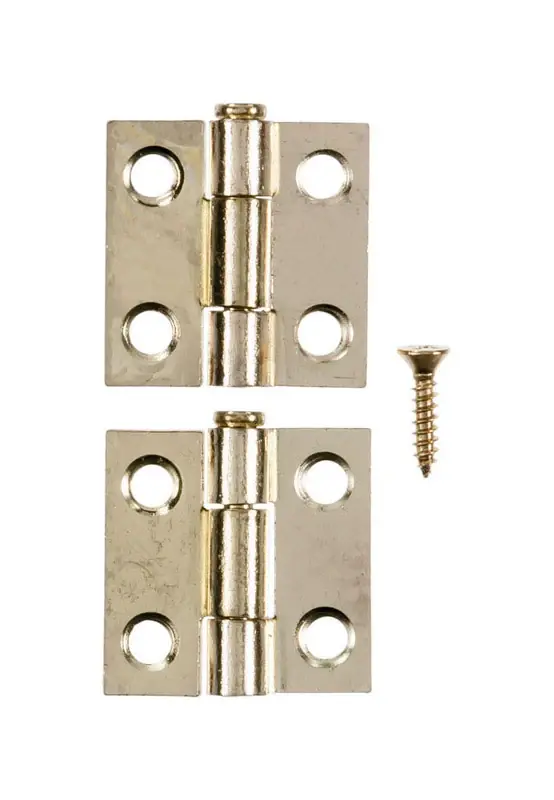 Ace 2.750 In. W X 1 In. L Bright Brass Brass Narrow Hinge 2 Pk