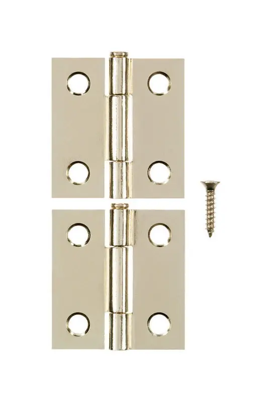 Ace 2.750 In. W X 1-1/2 In. L Bright Brass Brass Narrow Hinge 2 Pk