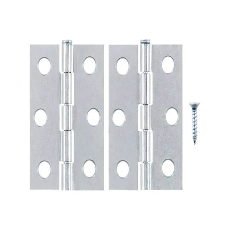 Ace 2-1/2 In. L Zinc-Plated Steel Narrow Hinge 2 Pk