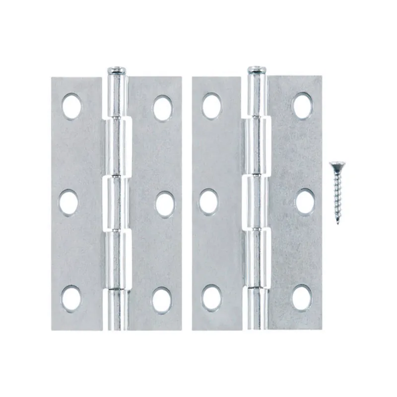 Ace 3 In. L Zinc-Plated Steel Narrow Hinge 2 Pk