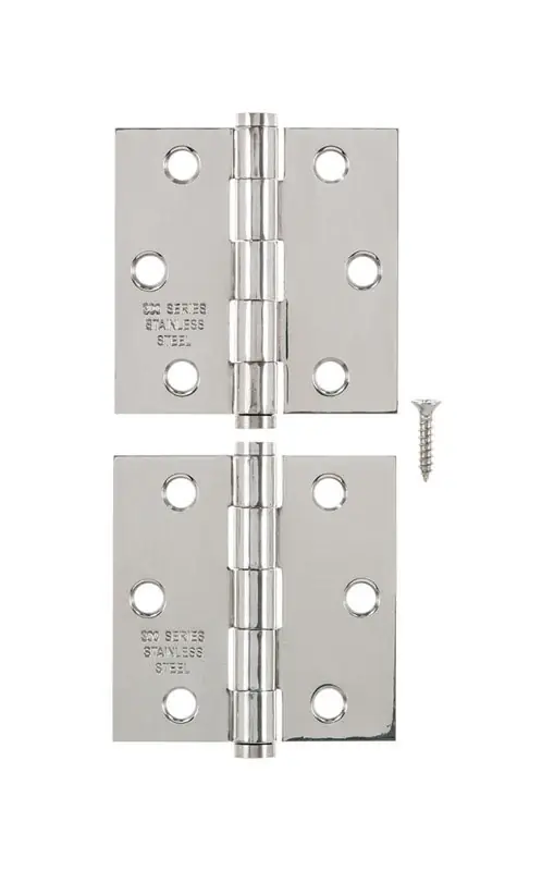 Ace 2-1/2 In. L Stainless Steel Stainless Steel Narrow Hinge 2 Pk