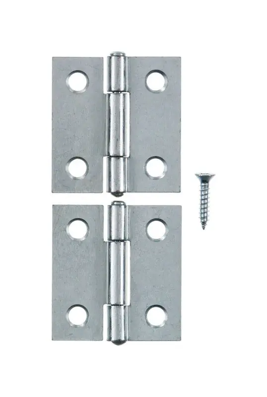 Ace 2.75 In. W X 1-1/2 In. L Zinc Plated Steel Narrow Hinge 2 Pk