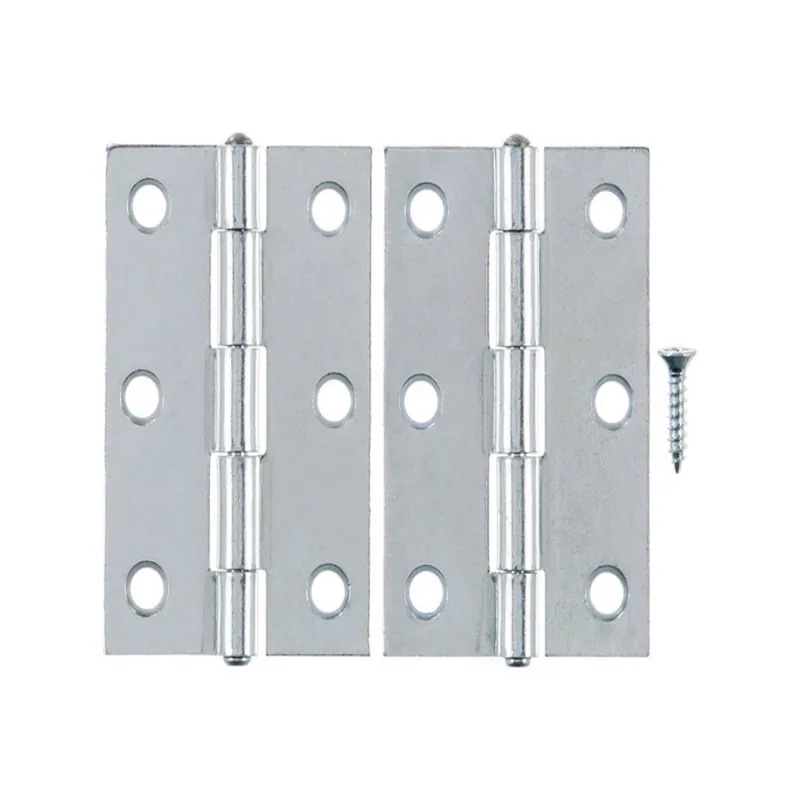 Ace 3 In. L Zinc-Plated Steel Narrow Hinge 2 Pk
