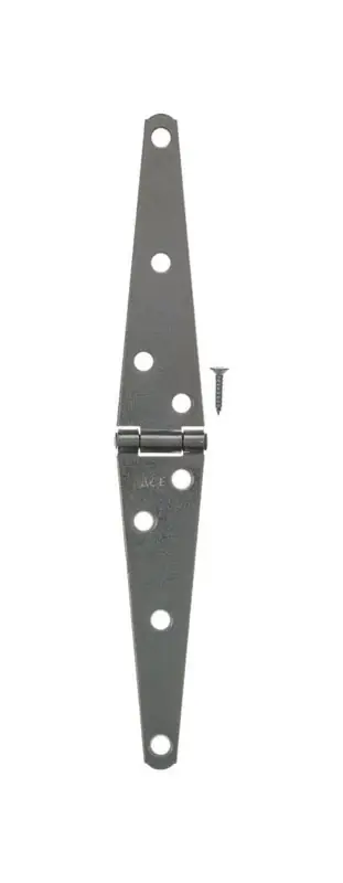 Ace 5 In. L Zinc-Plated Steel Light Duty Strap Hinge 2 Pk