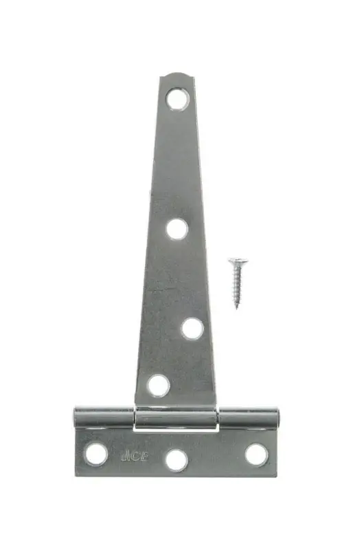 Ace 5 In. L Zinc-Plated Steel Light Duty T Hinge 2 Pk