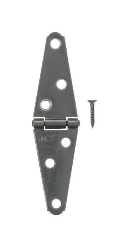 Ace 2 In. L Zinc-Plated Steel Light Duty Strap Hinge 2 Pk