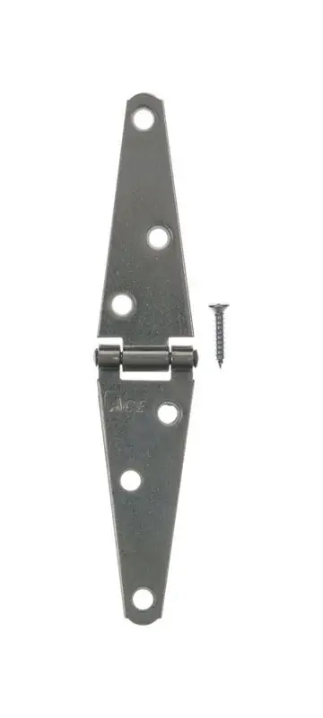 Ace 3 In. L Zinc-Plated Steel Light Duty Strap Hinge 2 Pk