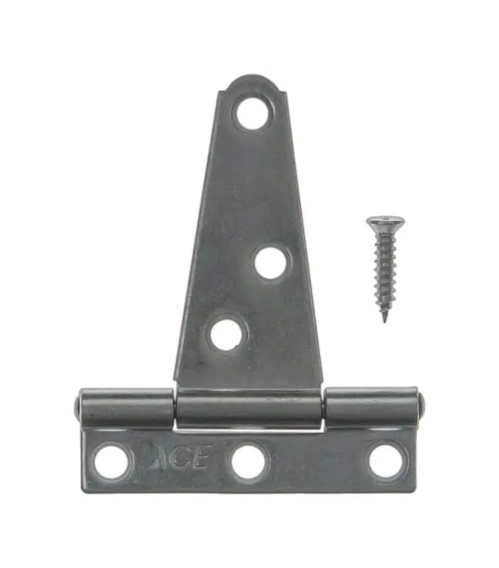 Ace 2 In. L Zinc-Plated Steel Light Duty T Hinge 2 Pk