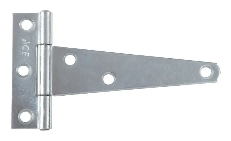 Ace 4 In. L Zinc-Plated Steel Light Duty T Hinge 1 Pk
